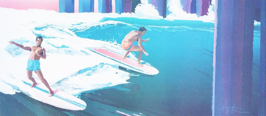KEN AUSTER - Poster - 'Pier Shot'