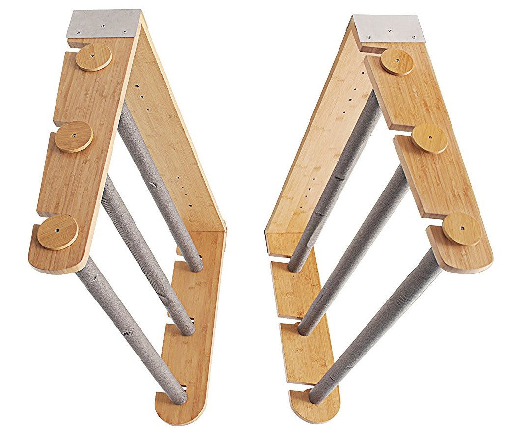 Soporte de techo modular CORSURF - Roll Rack Wood Shortboards, Longboards, SUP