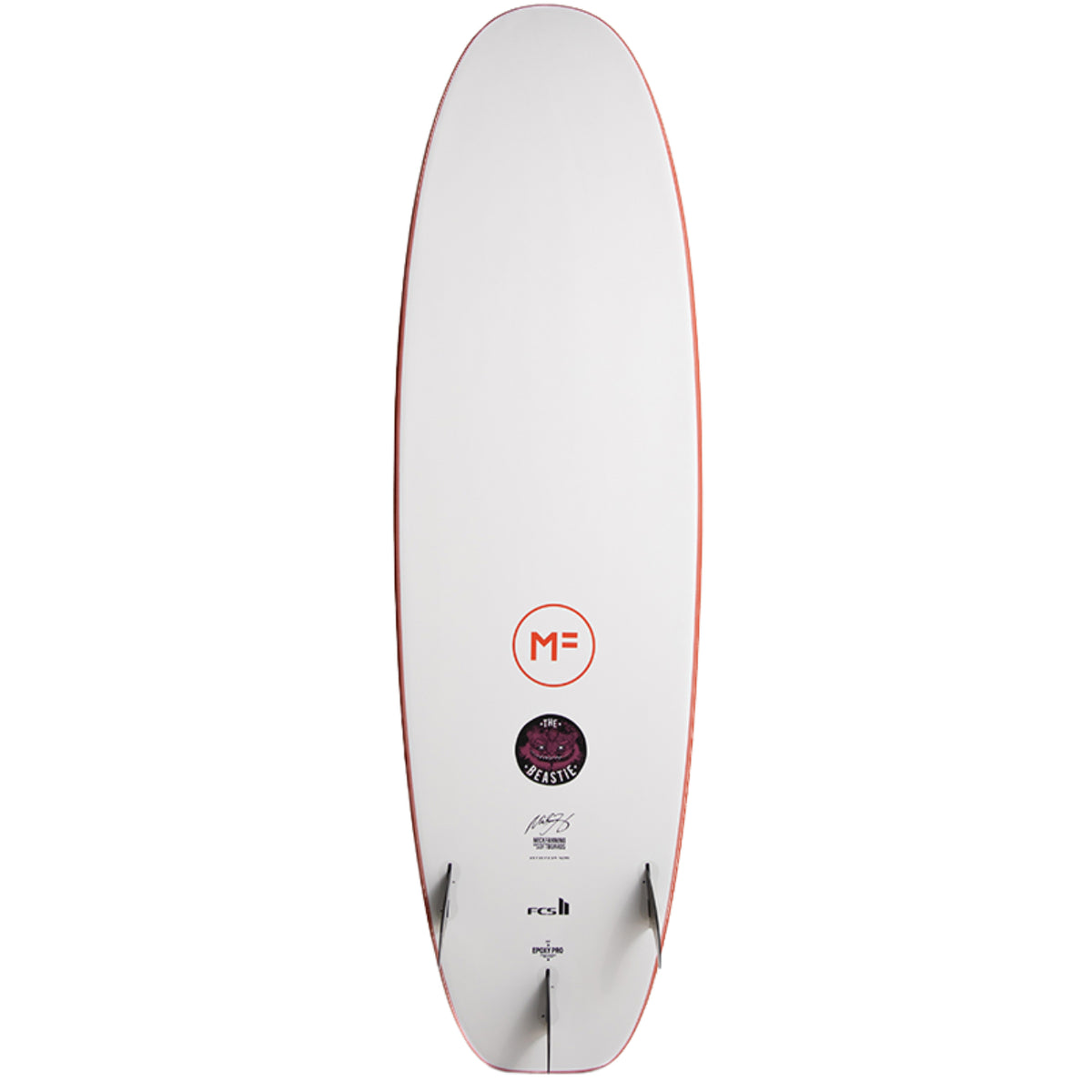 MF Mick Fanning - Beastie 6'6 FCSII - Rust