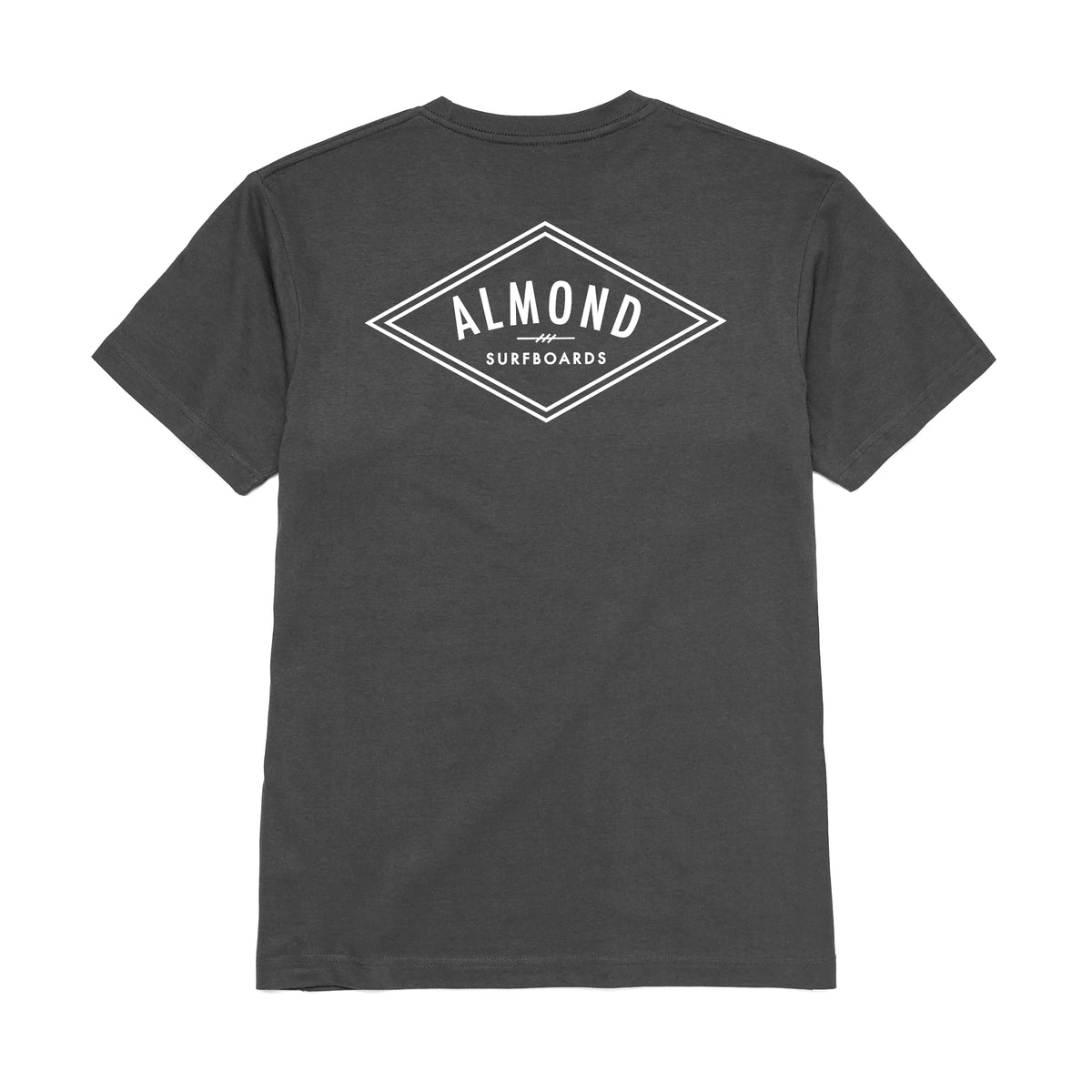Almond Surfboards - Decades Tee - Coal