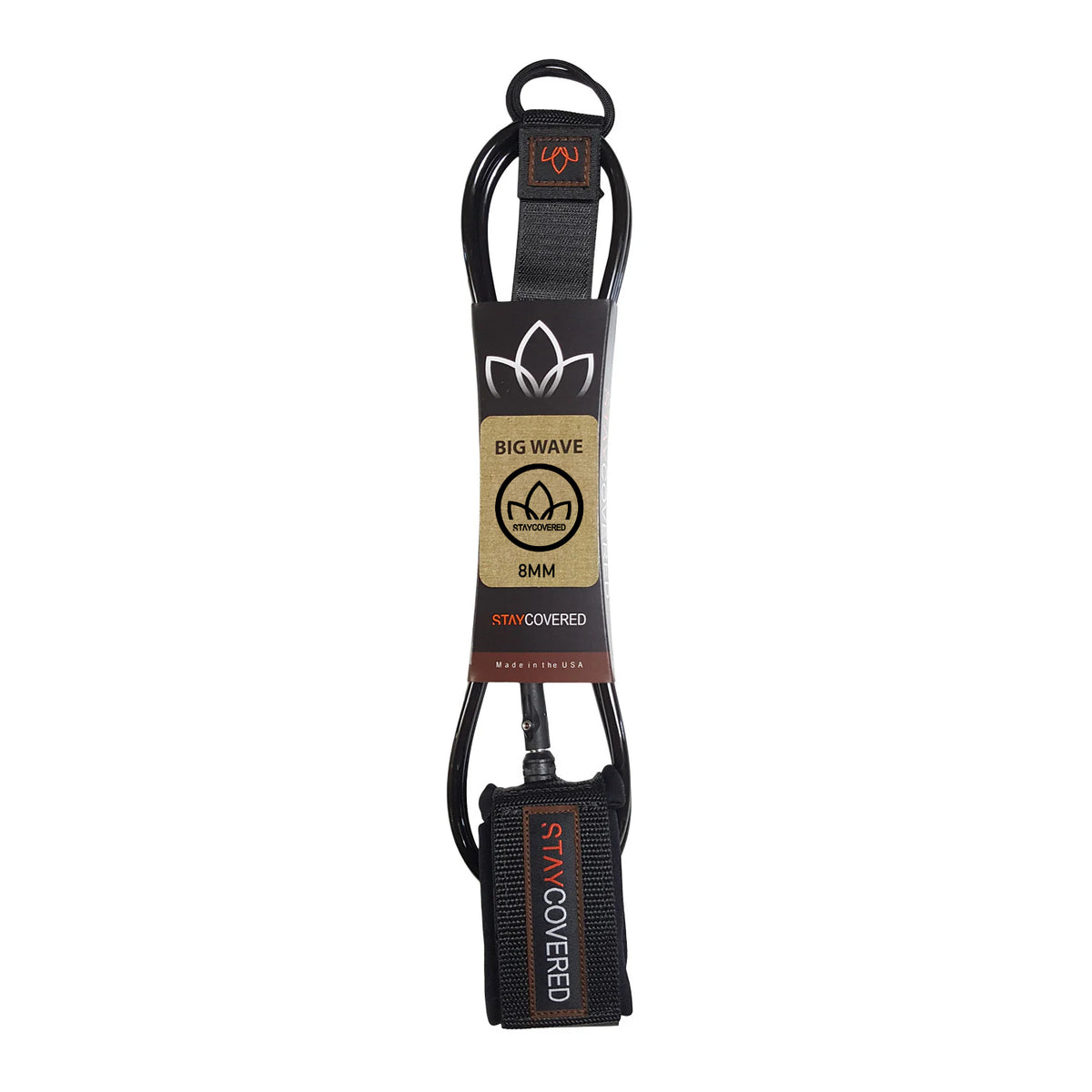 STAY COVERED - Big Wave Leash (8mm)