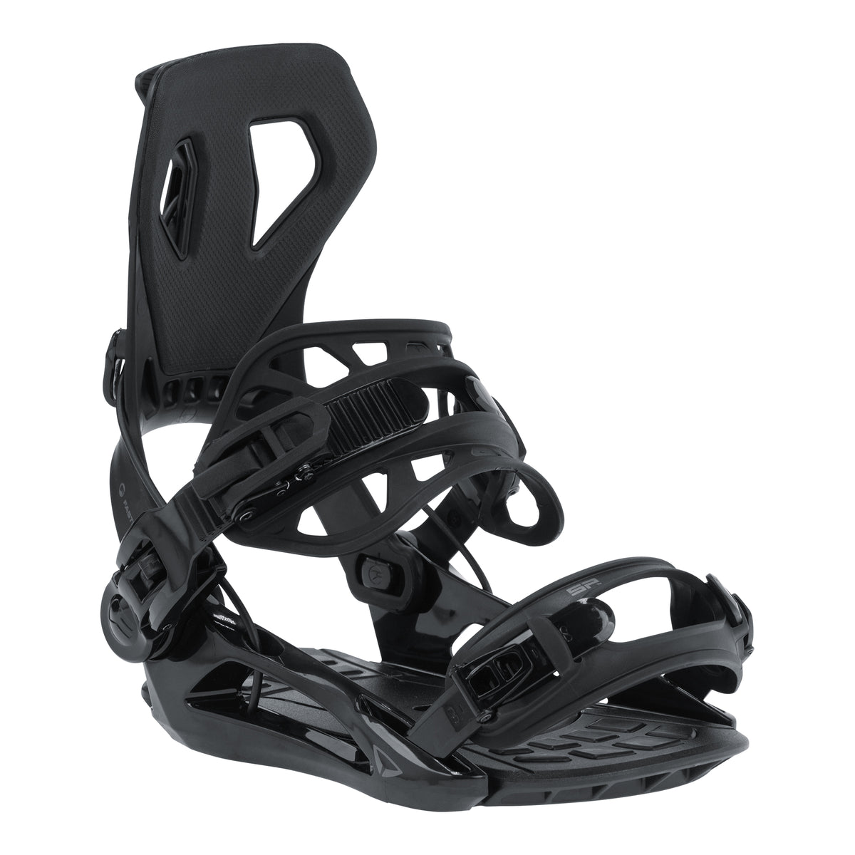 SP BINDINGS - Fixations Snowboard BASE 2027 (Entrée Arrière) - Black