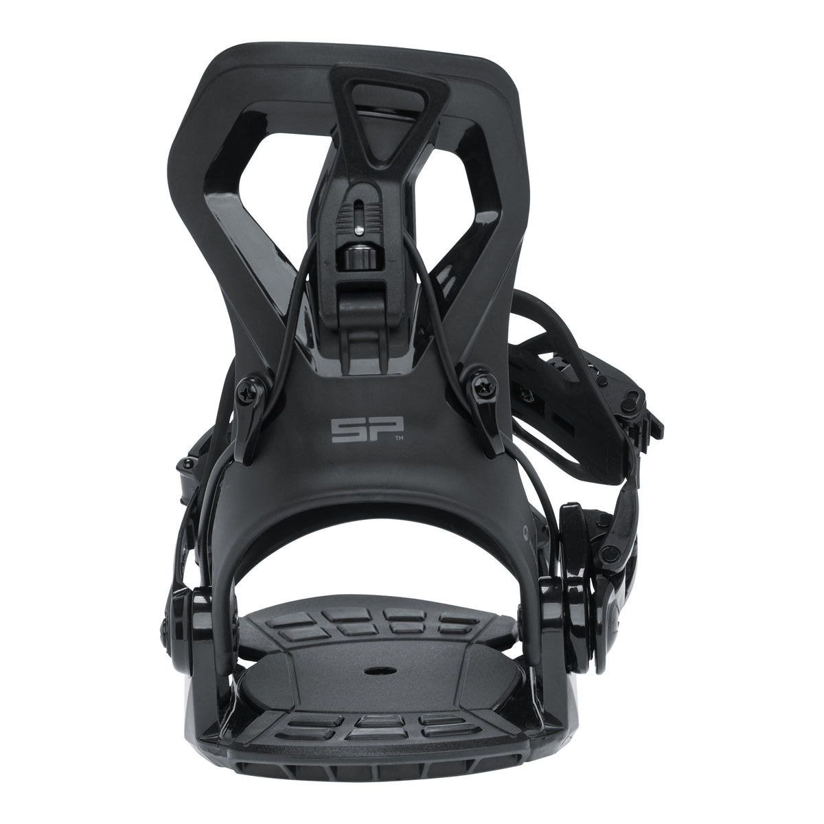 SP BINDINGS - Fixations Snowboard BASE 2027 (Entrée Arrière) - Black