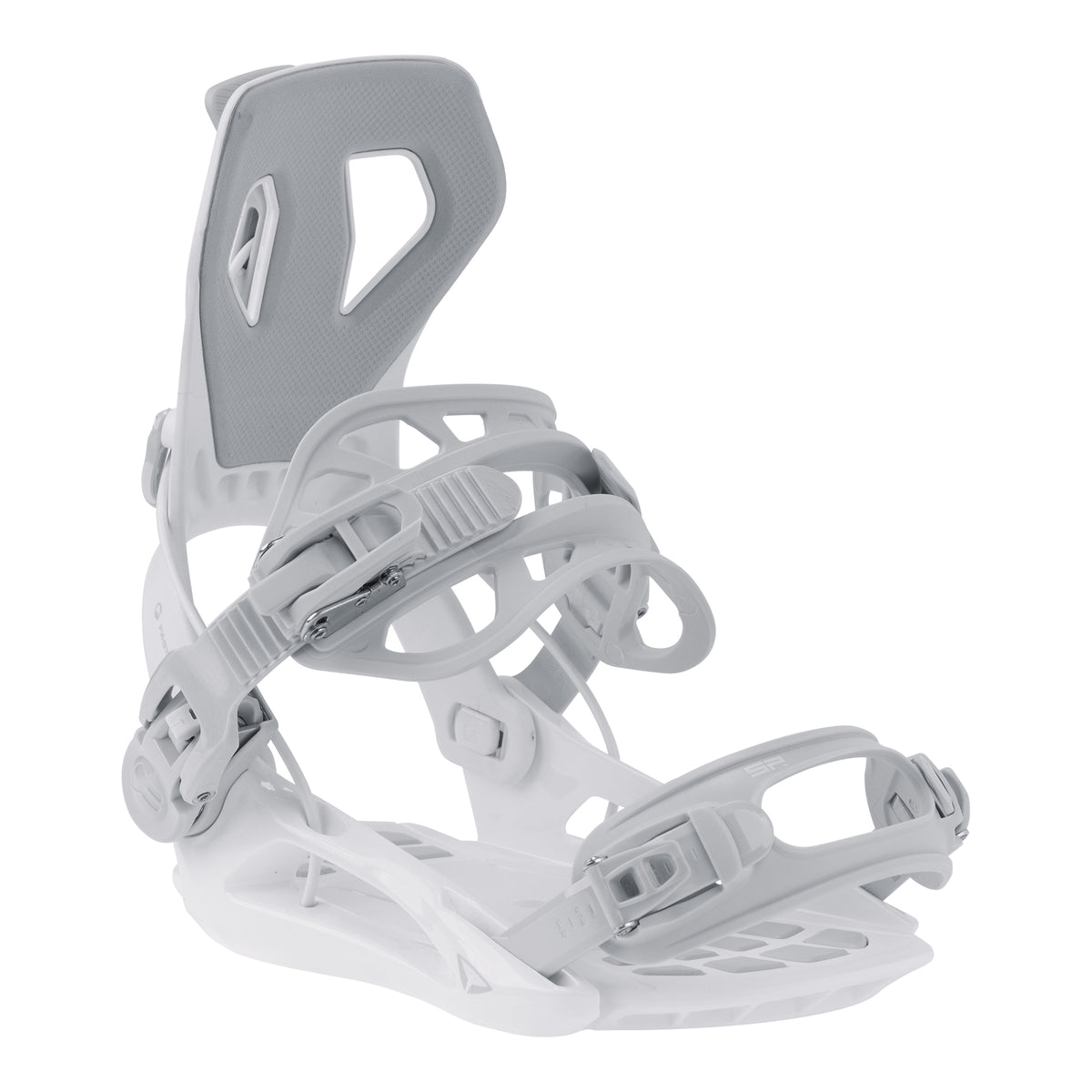 SP BINDINGS - Fixations Snowboard BASE 2027 (Entrée Arrière) - White