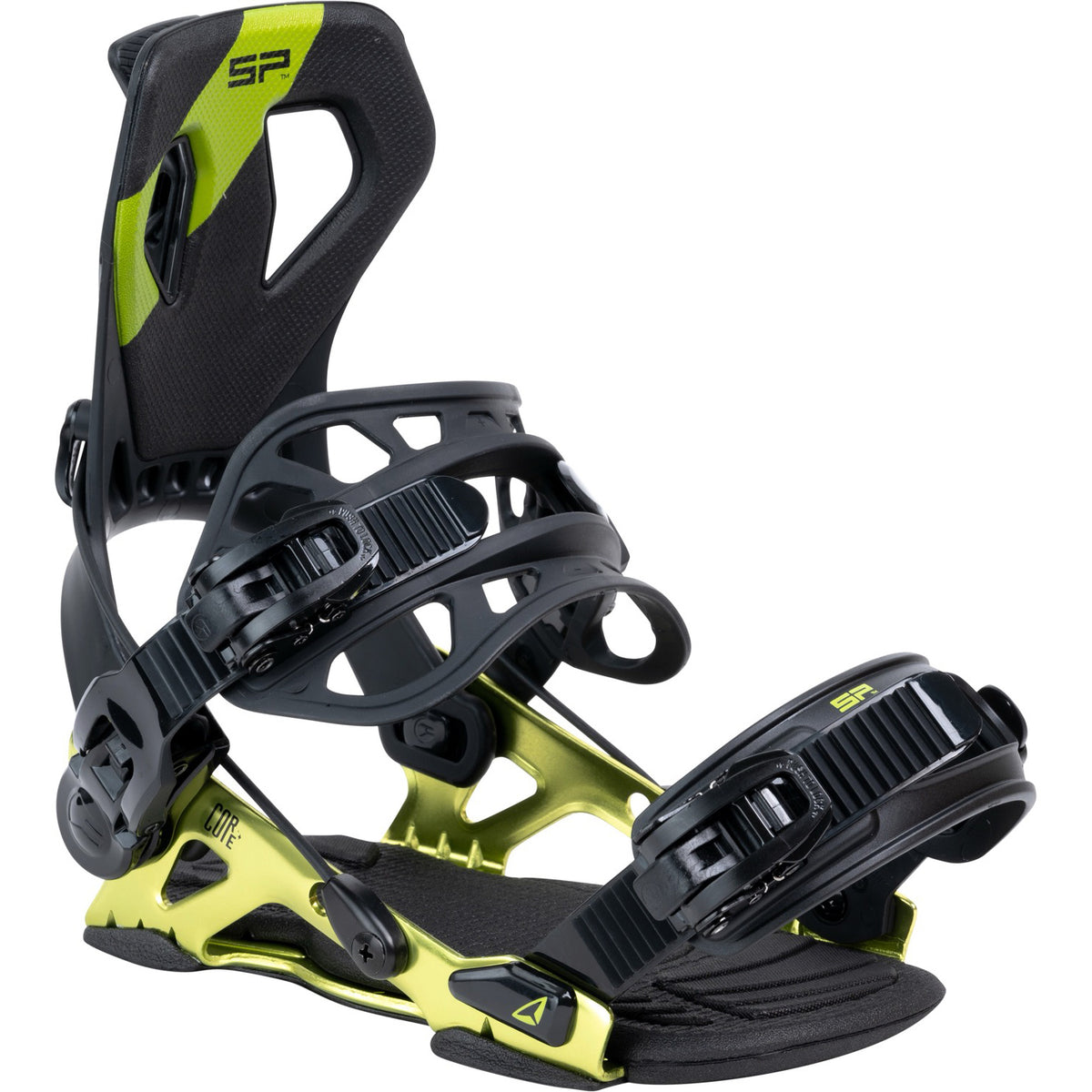 SP BINDINGS - Fixations Snowboard - Core 2025 (Multi entry) - Lime