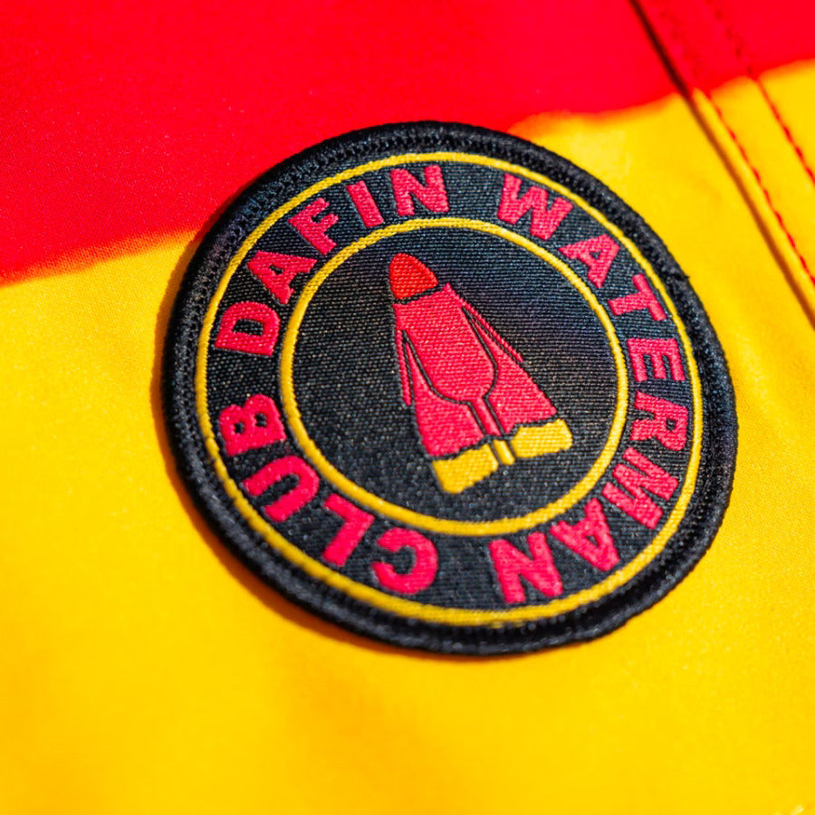 DA FIN - Boardshort - Red / Yellow