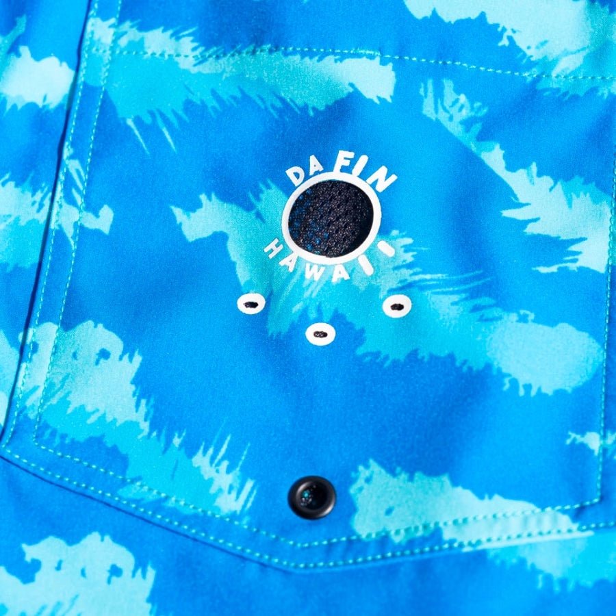 DA FIN - Bañador - Camo Blue