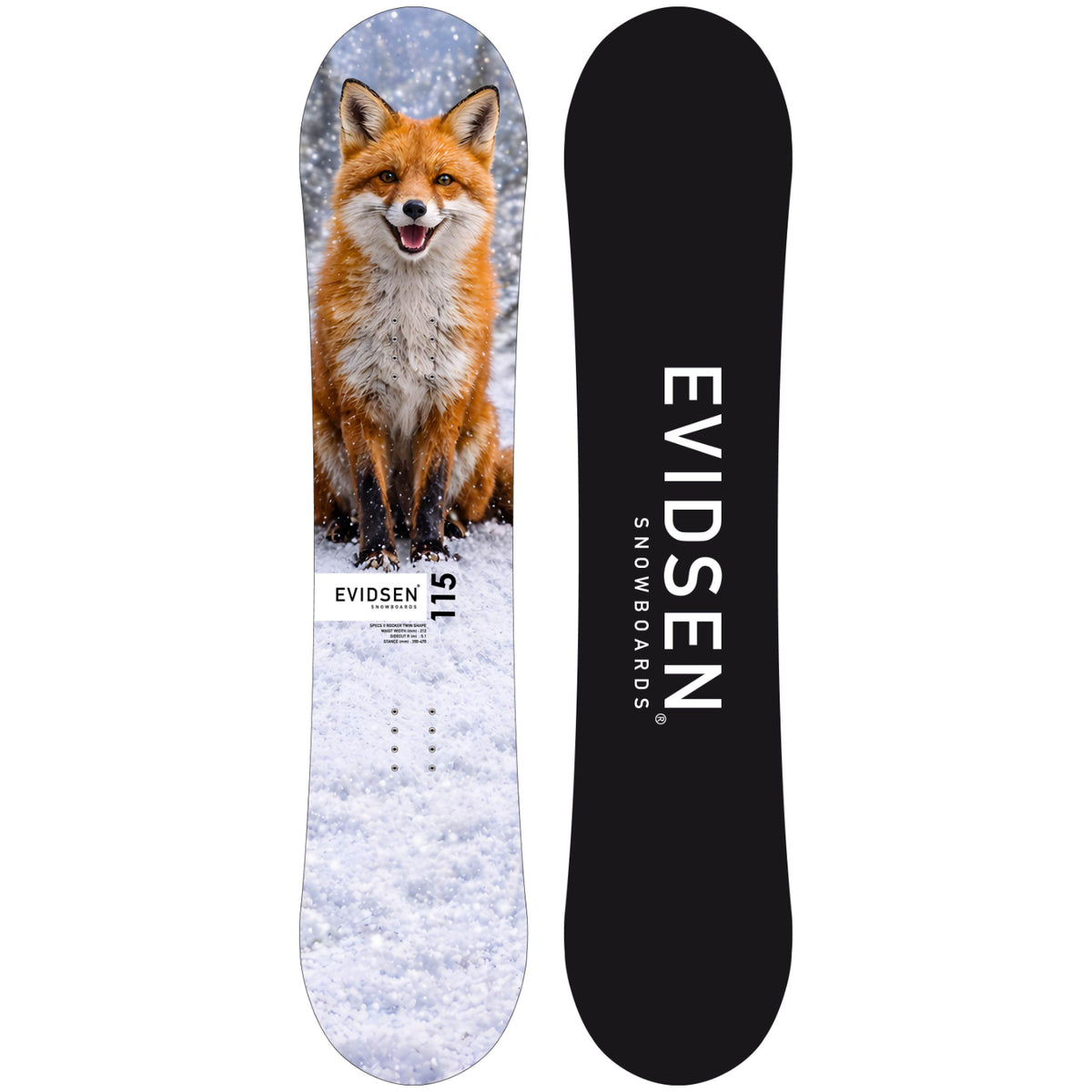 EVIDSEN SNOWBOARDS - Junior Snowboard - Zorro - 115cm