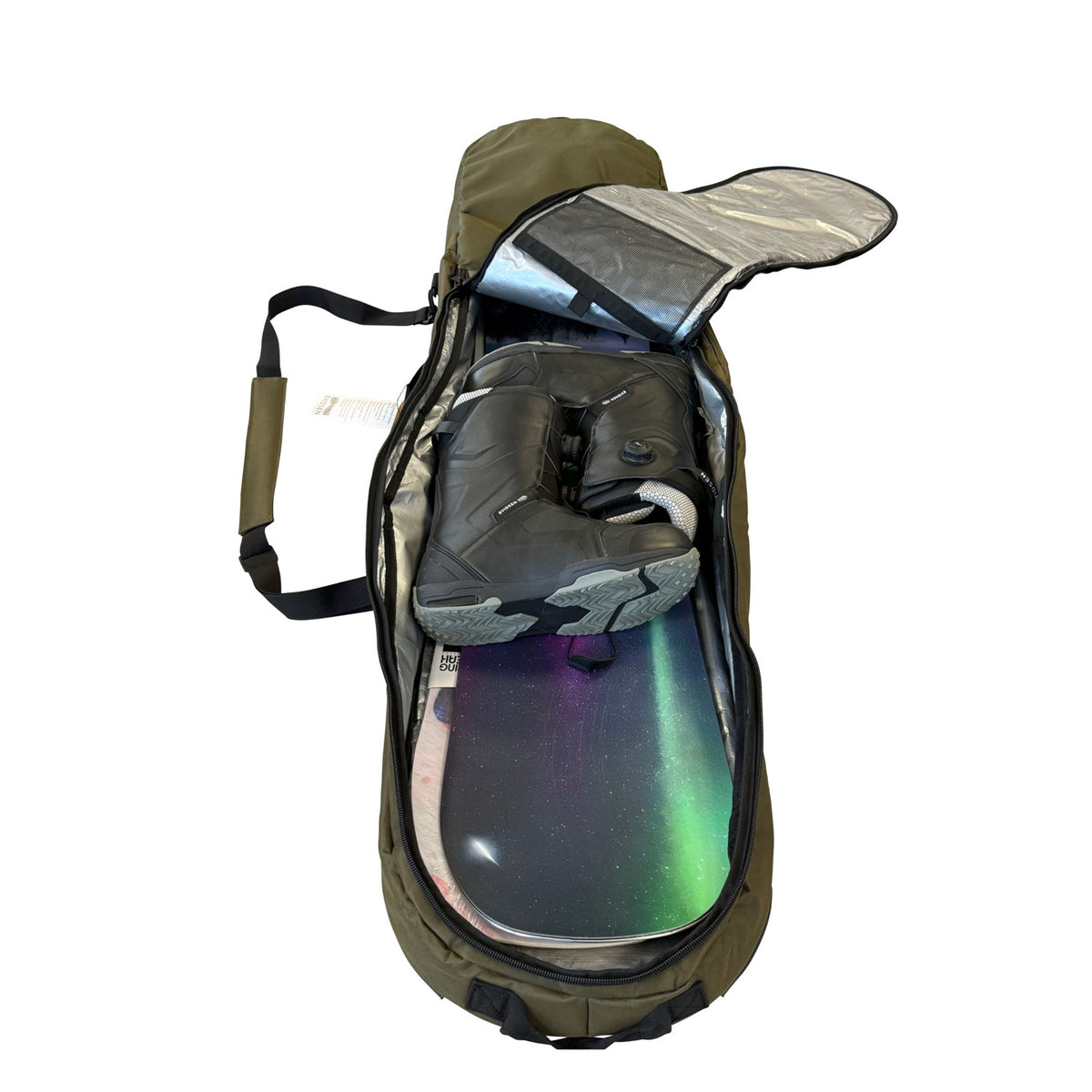 EVIDSEN - Bolsa de snowboard HEMSEDAL - Kaki