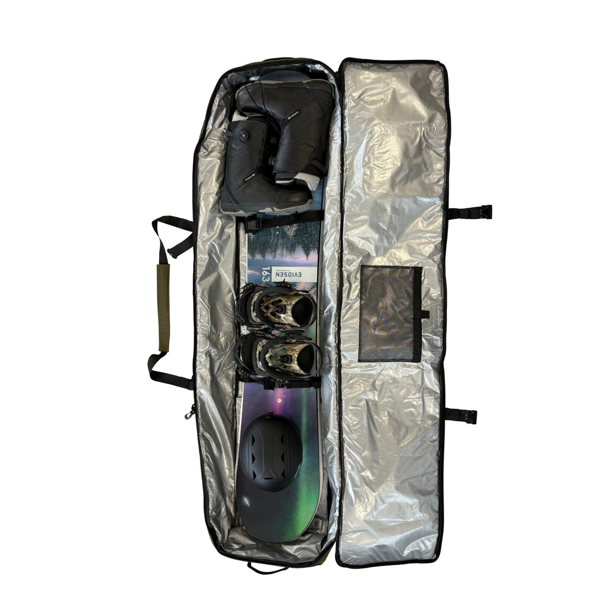 EVIDSEN - TROMSØ Travel Snowboard Bag Wheeled - Black