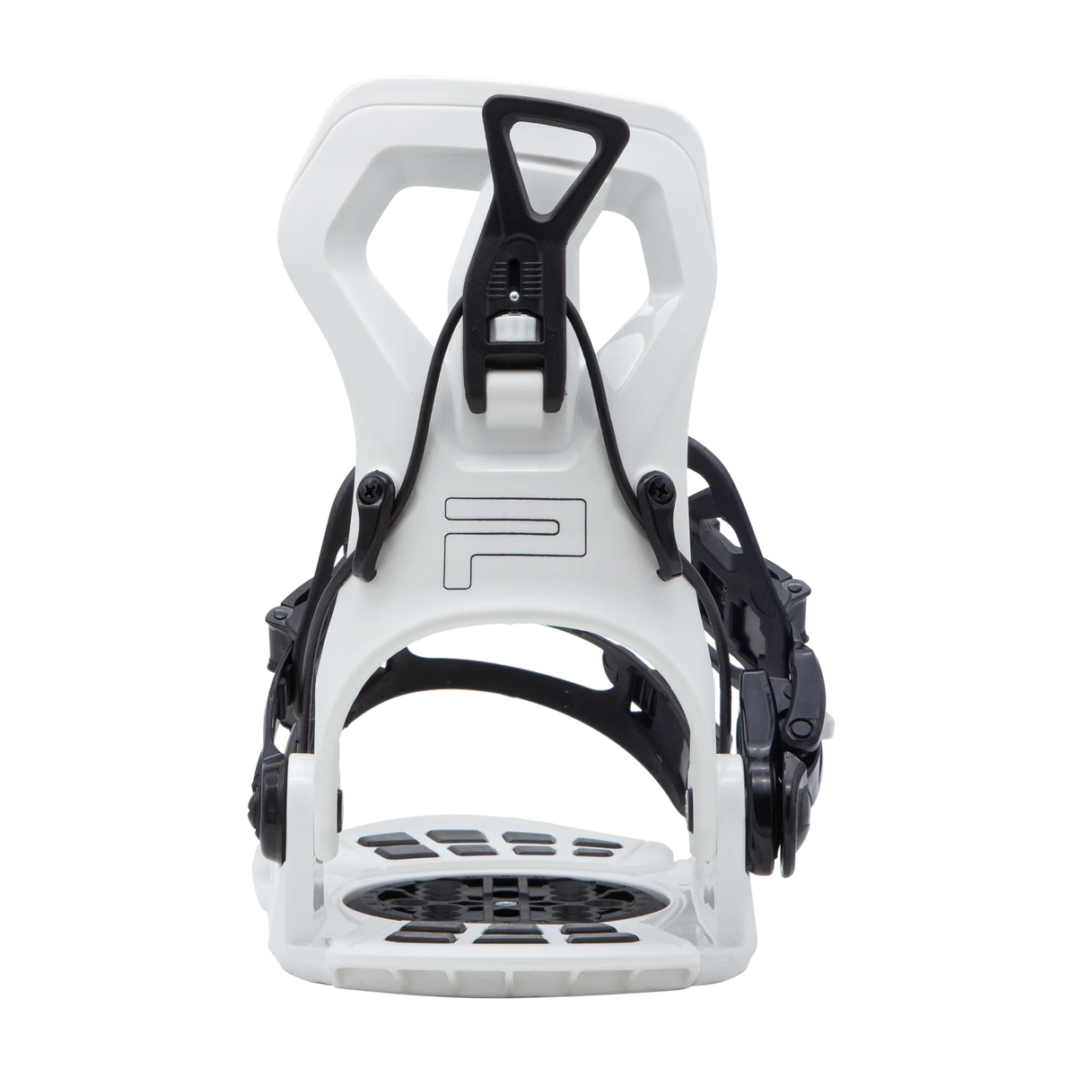 SP BINDINGS - Fixations Snowboard FT360 2025 (Entrée arrière) - White / Black