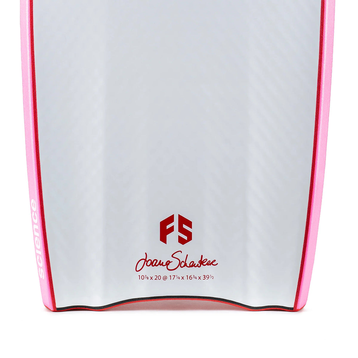 SCIENCE Bodyboard - Joana Schenker Pro LTD Tri Quad F5 PP 1.5 - Pink / White