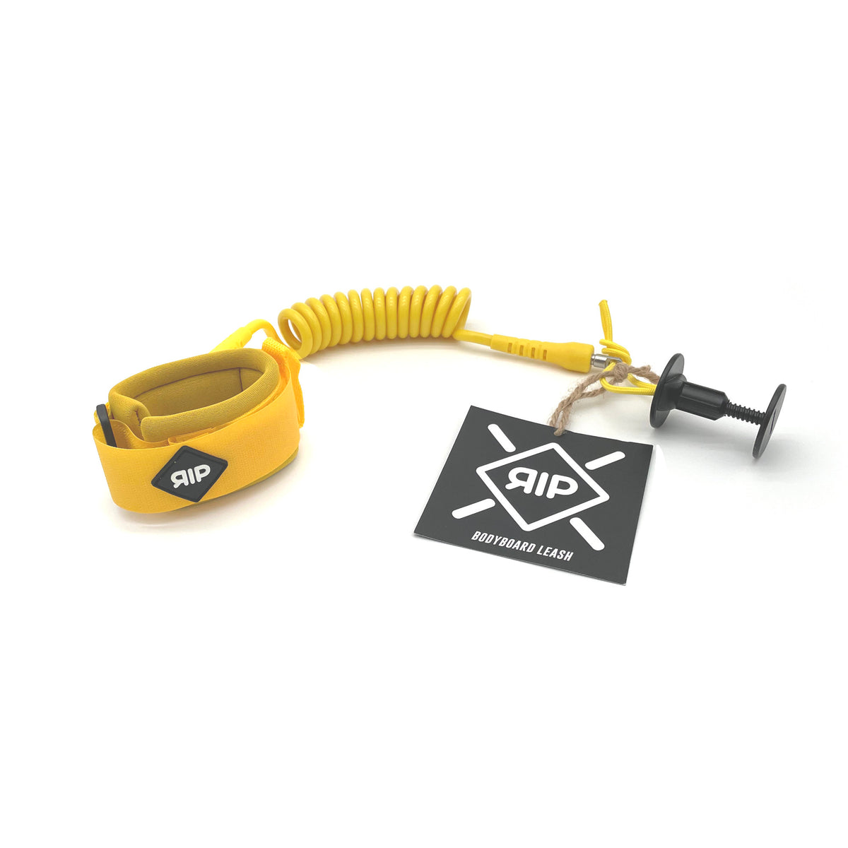 RIP - Leash Poignet Bodyboard Pro Series - Yellow