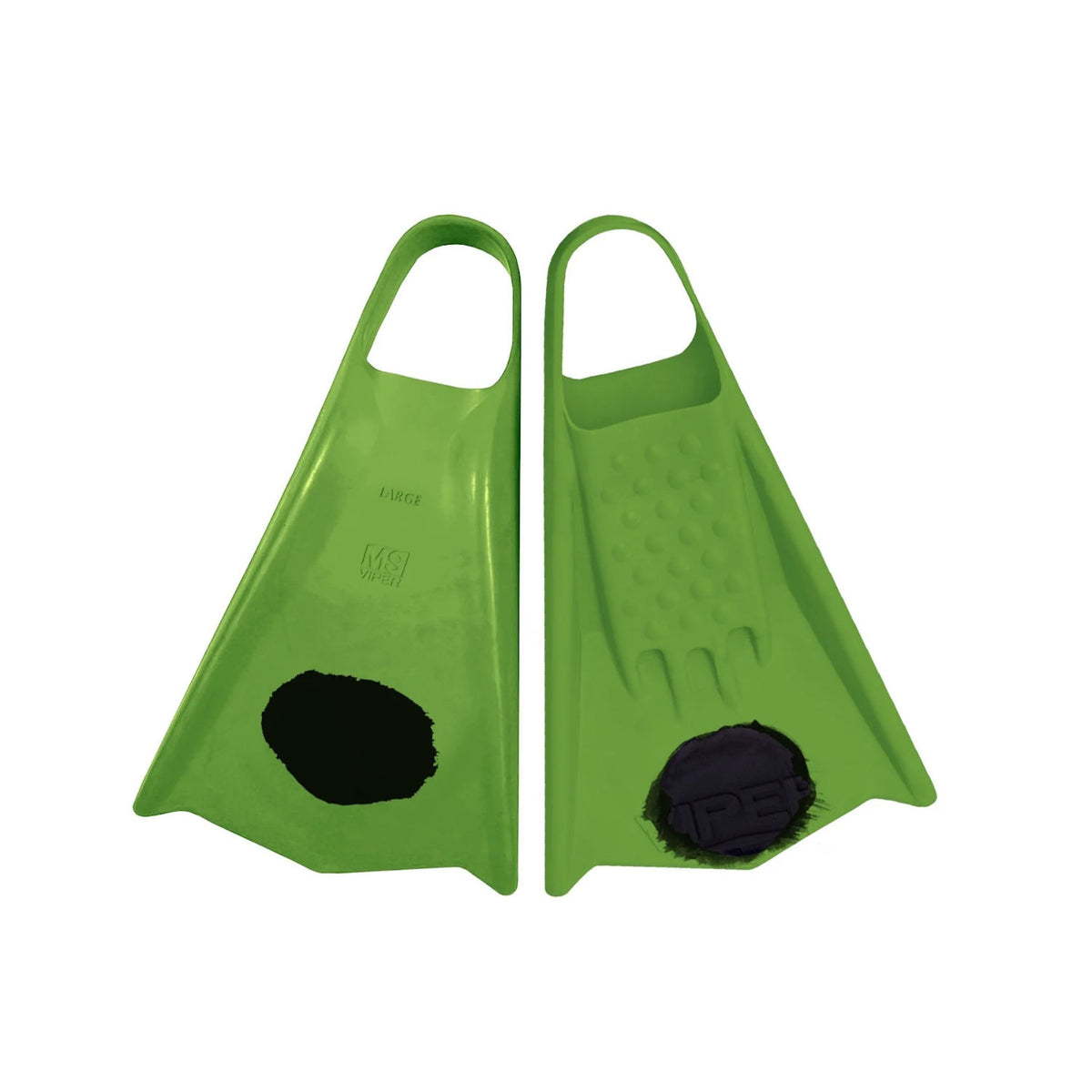 MS VIPER - Palmes Bodyboard - Fluo Green / Black