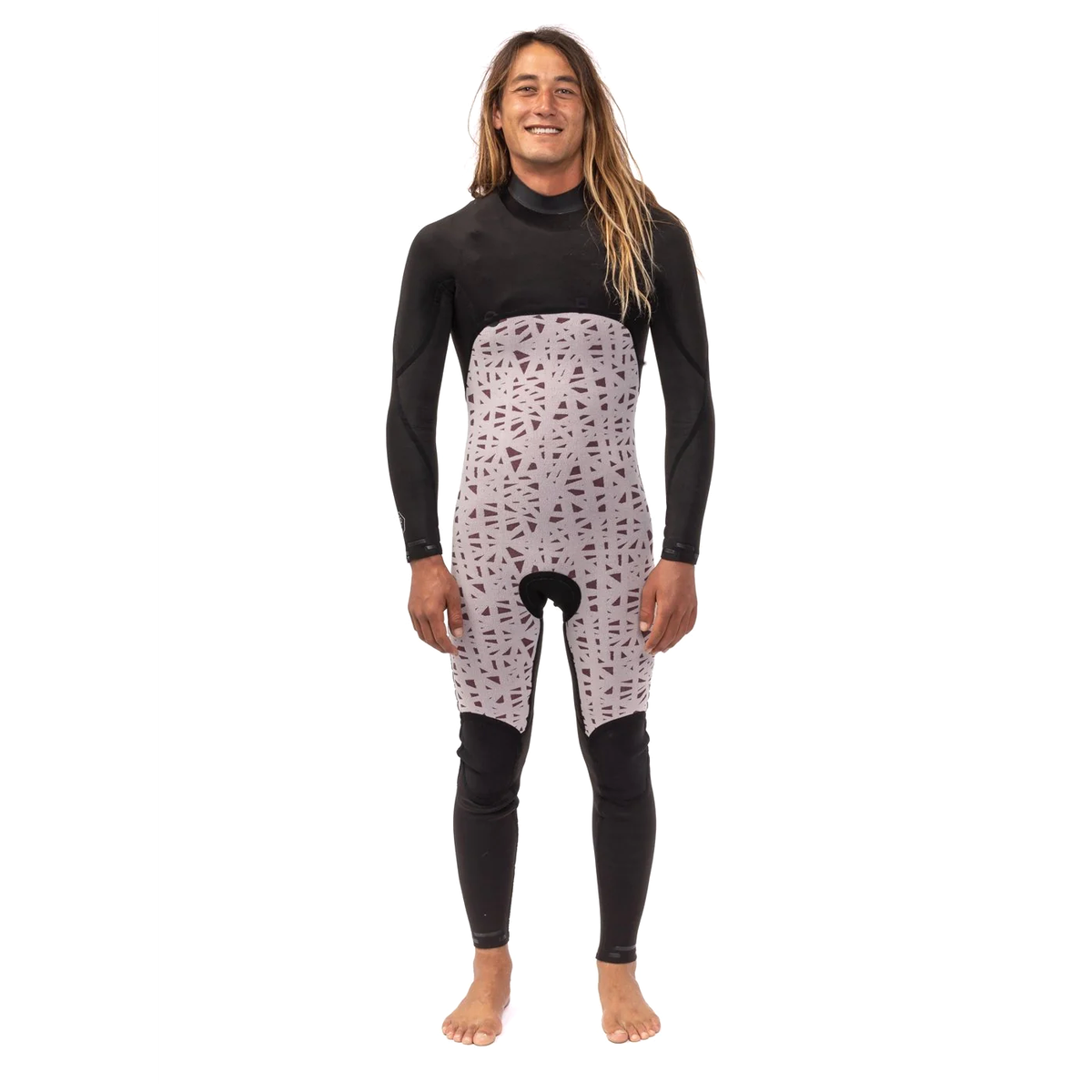 VISSLA - 7SEAS Fullsuit Chest Zip - 3/2MM - Black