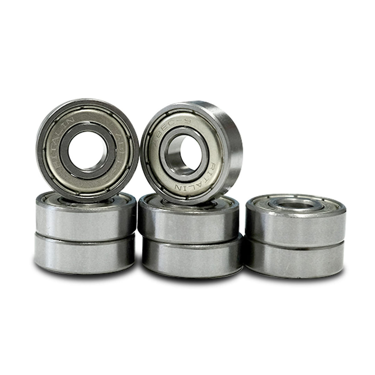 YOCAHER - Rodamientos Skateboard - Abec 9 Ritalin - Chrome