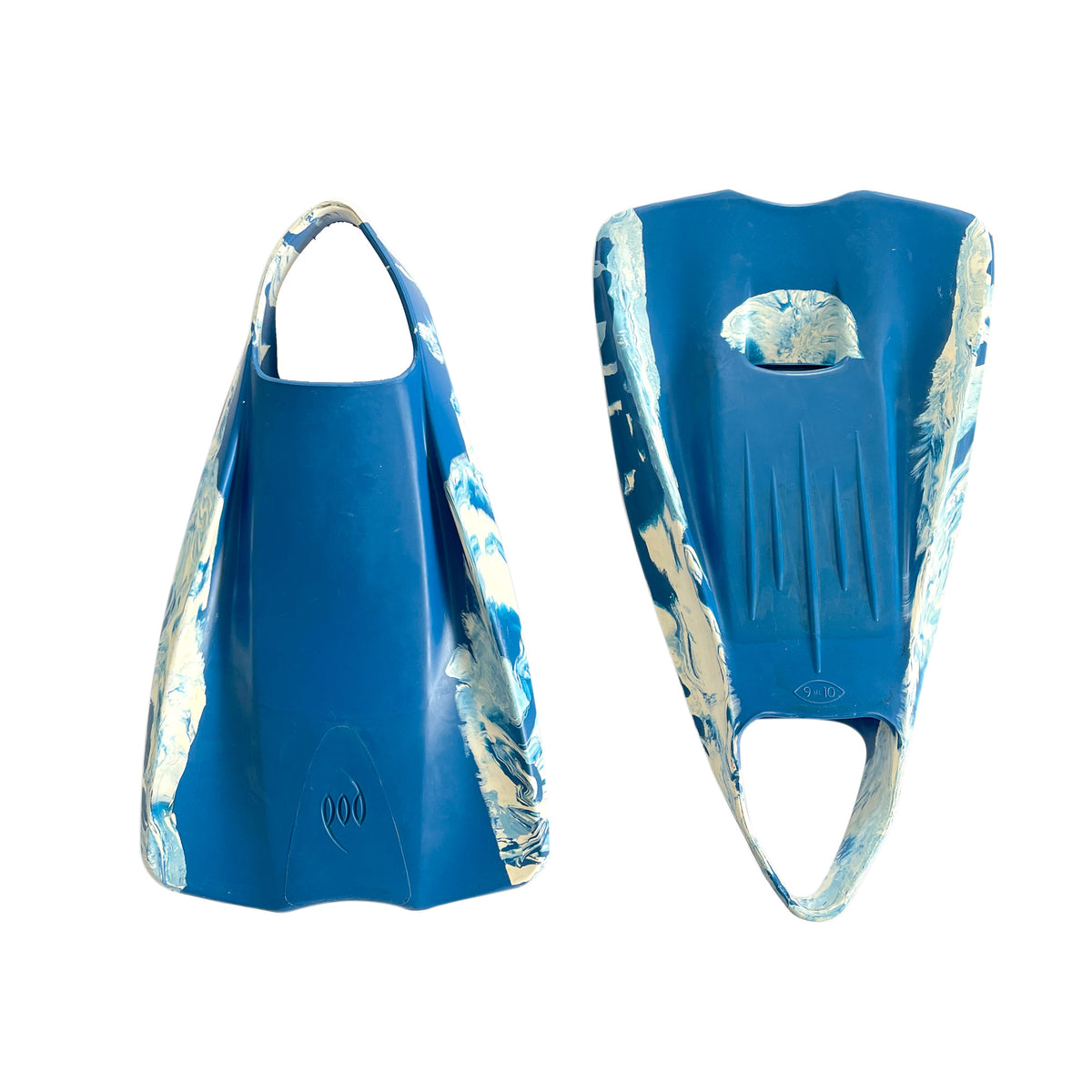 POD - PF1- Palmes Bodyboard - Marble - Blue / White