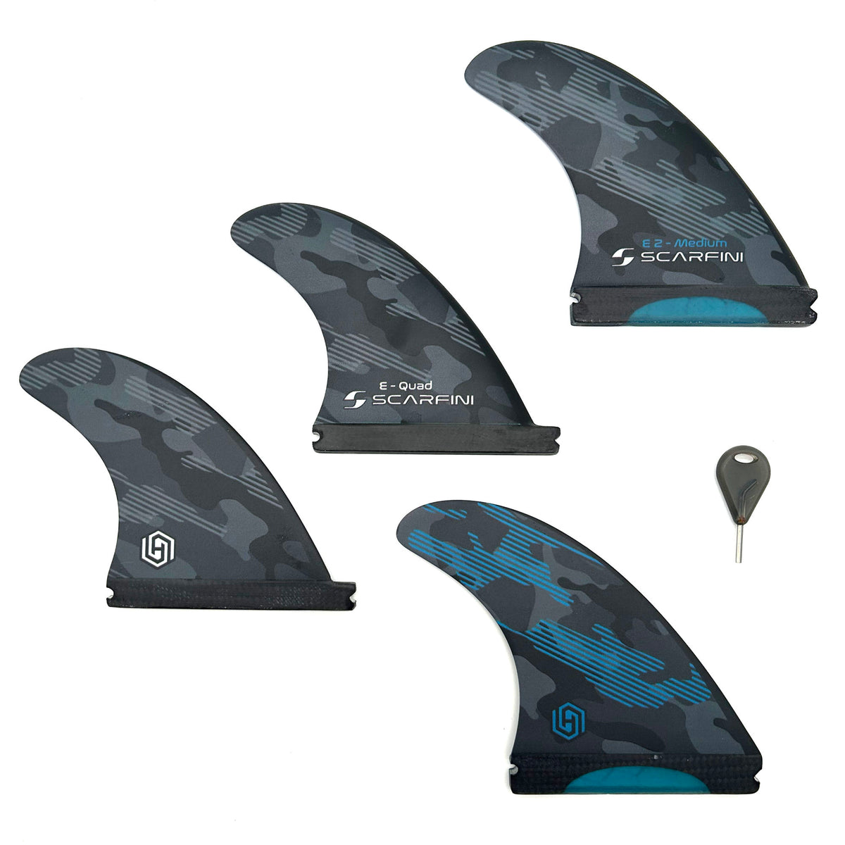 SCARFINI - FIVER - EQUILIBRIUM CARBON - 5 Fins - Medium - Futures