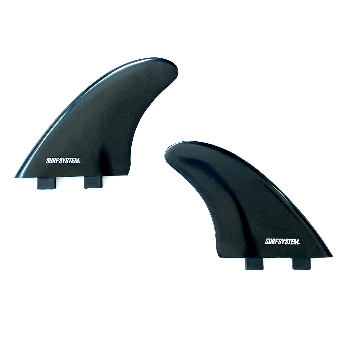 SURF SYSTEM - Set de 2 dérives avec clé - Twin - FCS Compatible - Black