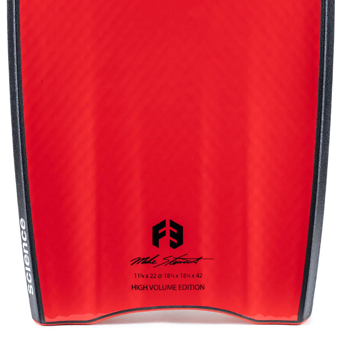 Science Bodyboards - Style Loaded F3 Hi Volume PP - Black / Red
