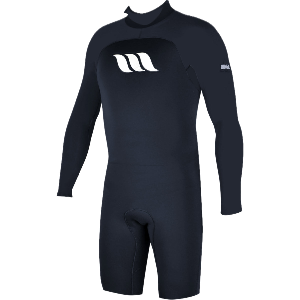 WEST - Combinaison surf - Edge Spring Suit manches longues 2/2mm Back zip - Black
