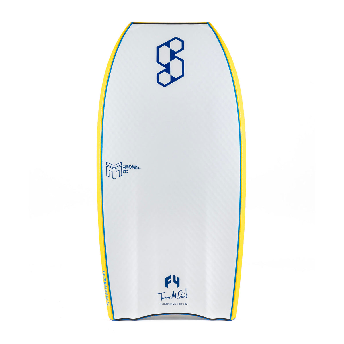 Science Bodyboard - Tanner LTD PP 1.9 Tri Quad F4 - Tangerine / White
