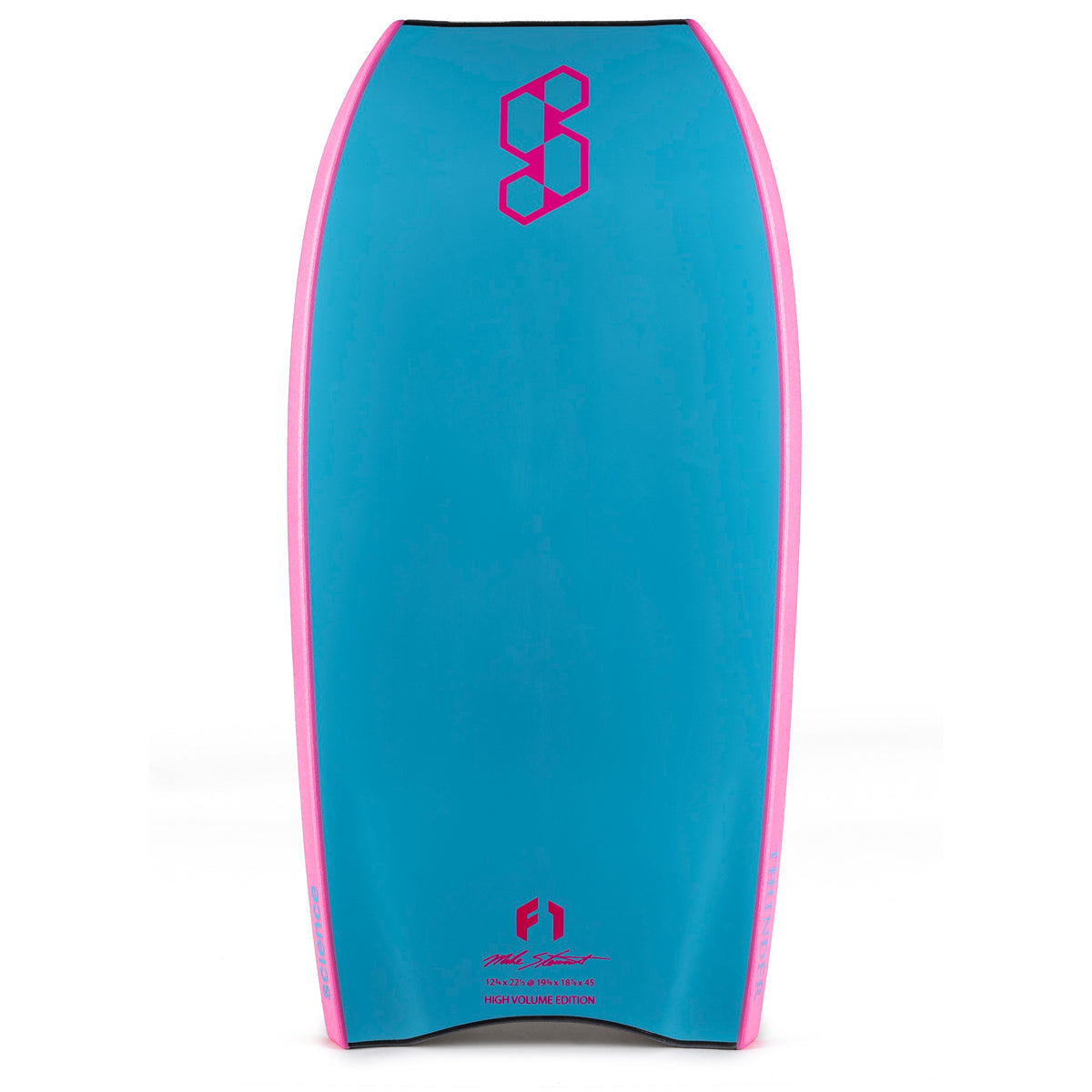 Science Bodyboard - Thunder XL 3x Stringers PP - Gun Metal Grey / Aqua