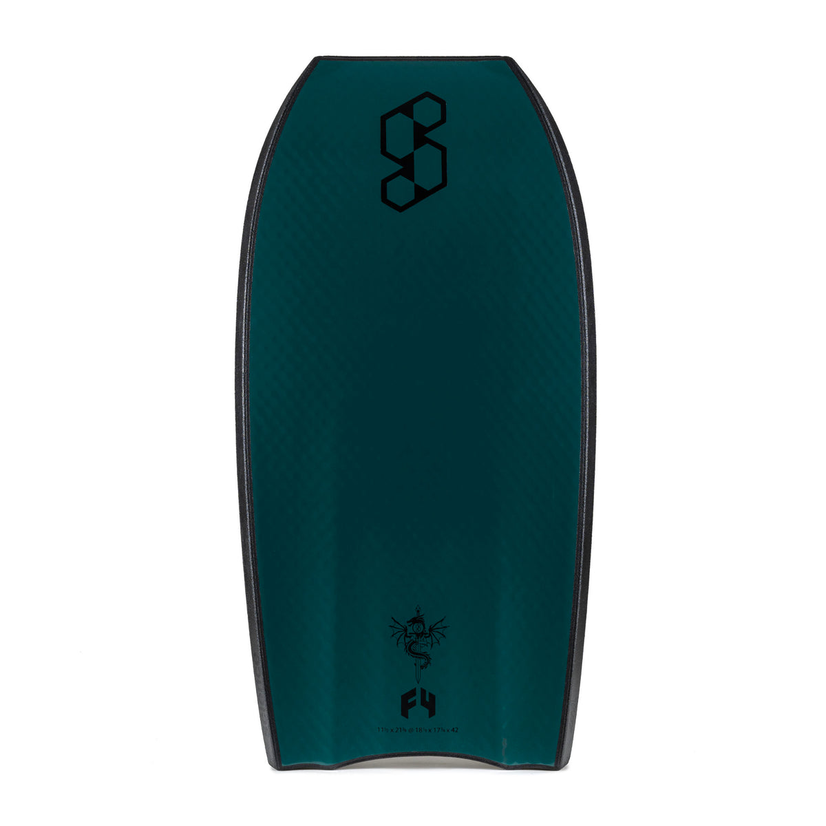 SCIENCE Bodyboards - Team Spec LTD PP 1.9 F4 QV - Black / Mallard Green