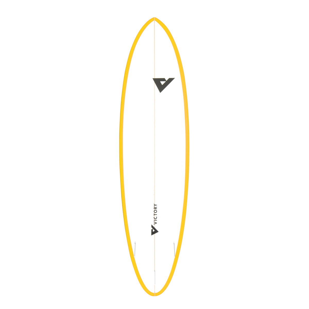 Victory Surfboards - Midlength - Epoxy - Futures - Matt Yellow / White