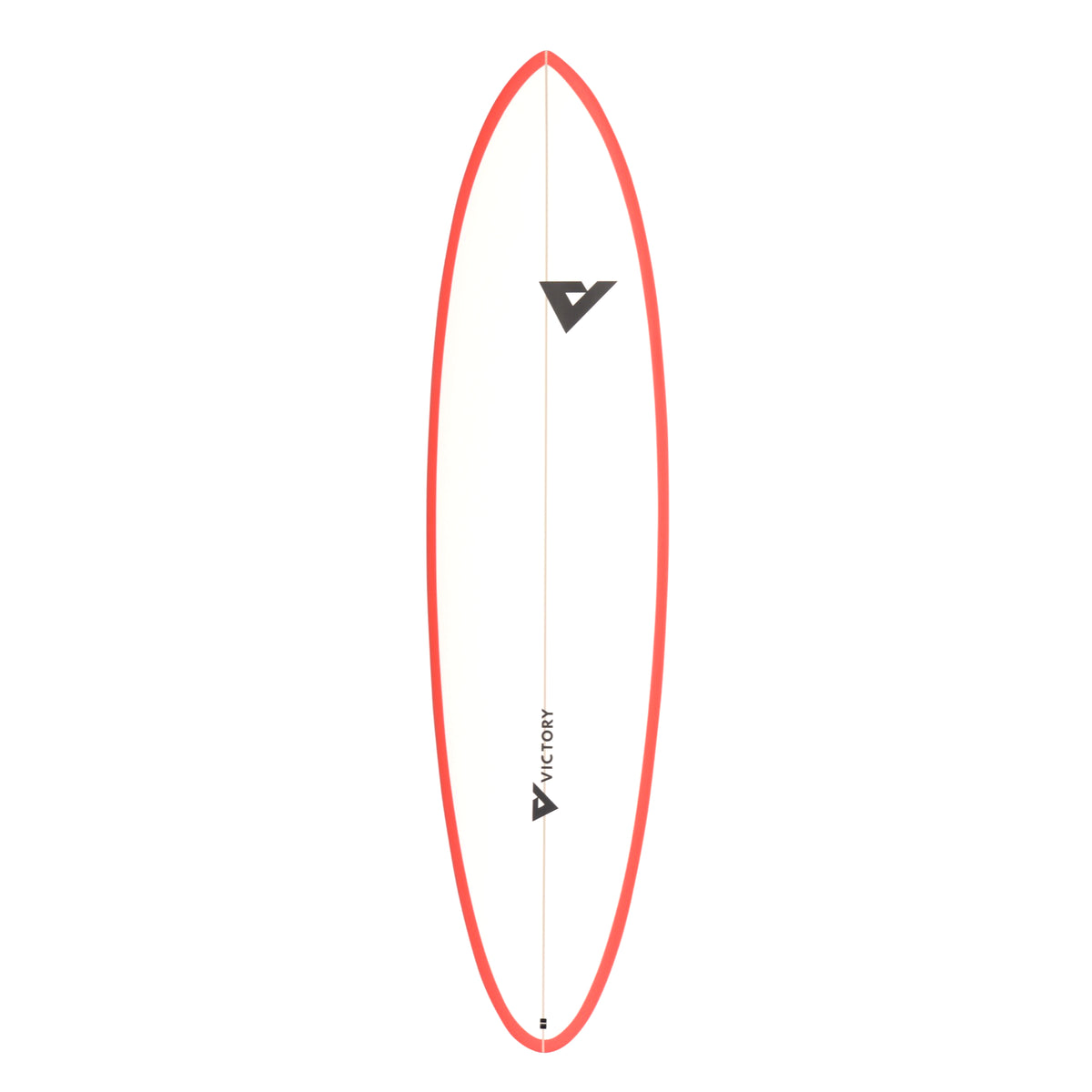 Victory Surfboards - Midlength - Epoxy - Futures - Matt Red / White