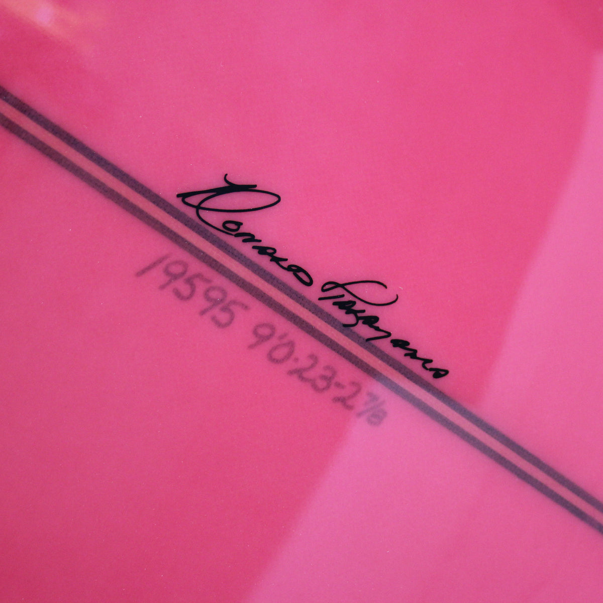 TAKAYAMA Longboard - In the Pink 9'0 (PU) - Hot Pink Tint