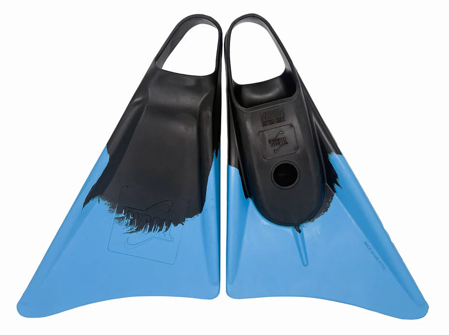 GYROLL - Aletas Bodysurf y Bodyboard - Azul / Negro
