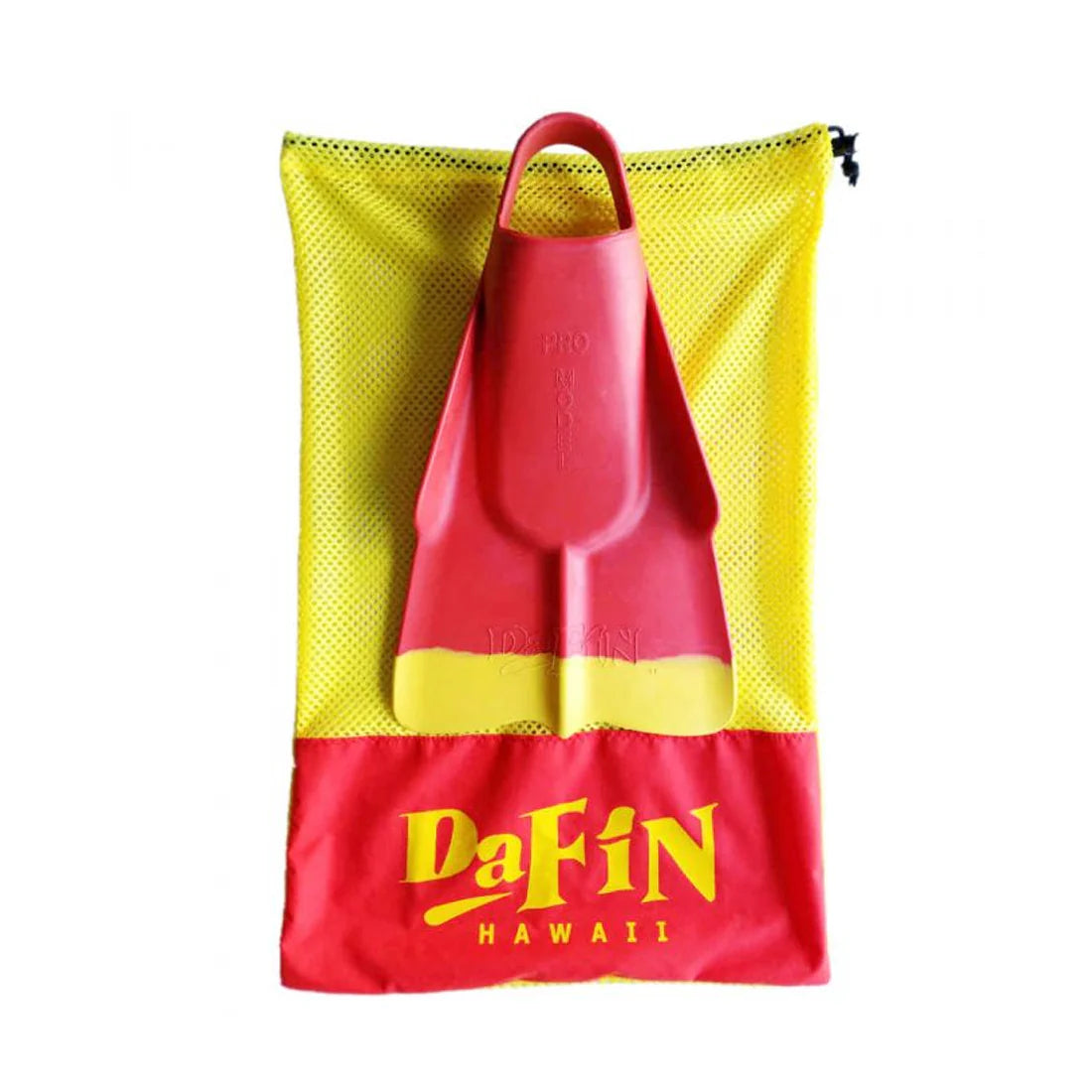 DA FIN  - Palmes bodyboard, bodysurf, lifeguard - Red / Yellow