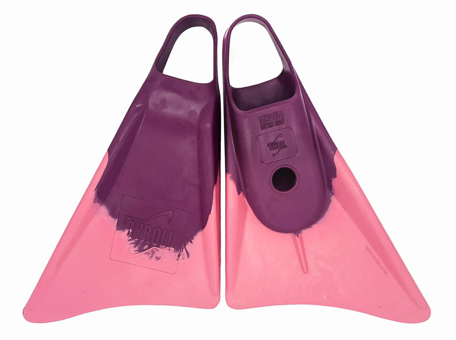 GYROLL - Aletas Bodysurf y Bodyboard - Morado / Rose