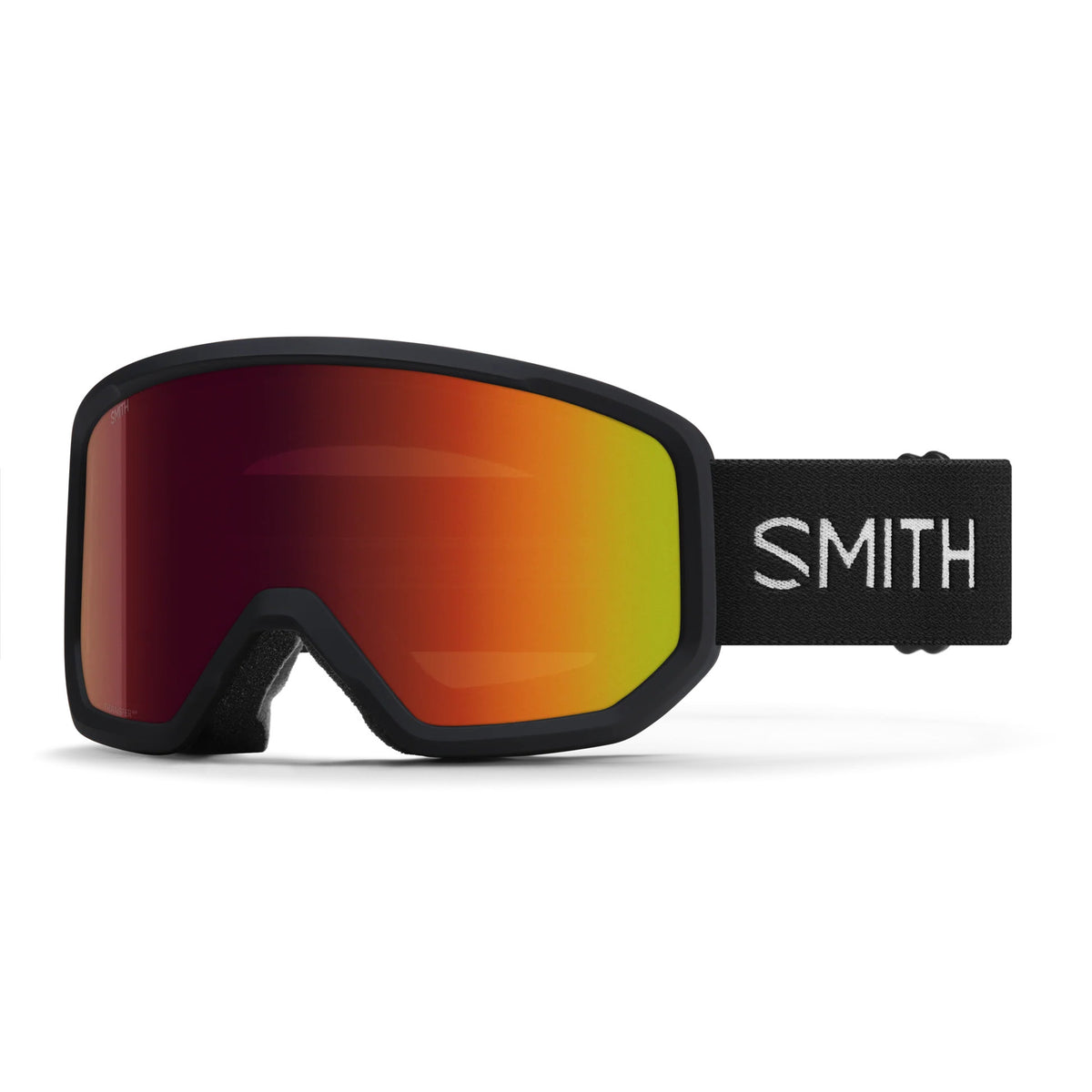 SMITH - Masque Snowboard Transfer - Black / Red Sol-X Mirror