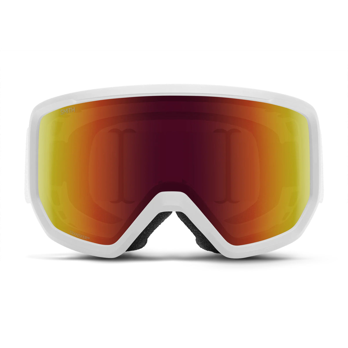 SMITH - Masque Snowboard Transfer - White / Red Sol-X Mirror