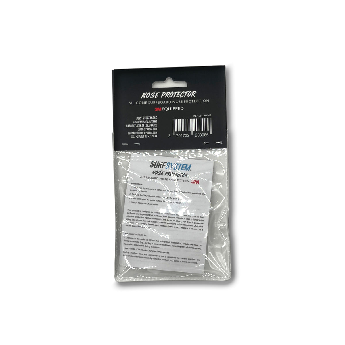 Surf System - Nose Protector - White