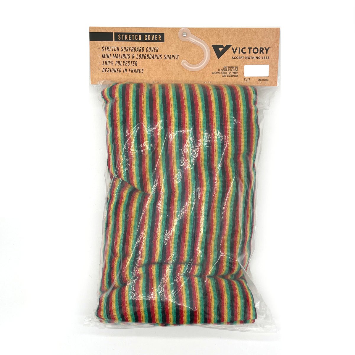 VICTORY - Housse chaussette longboard - 7'2 - Rasta