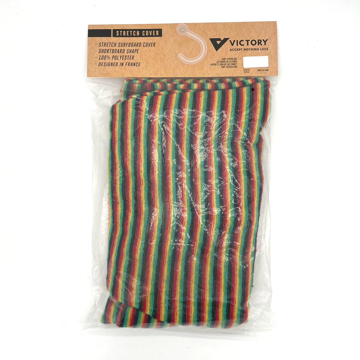 VICTORY - Housse chaussette surf - Shortboard - 6'0 - Rasta