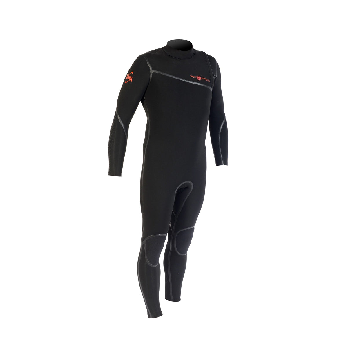 GYROLL - Combinaison 4/3mm Shield Zipperless - Black