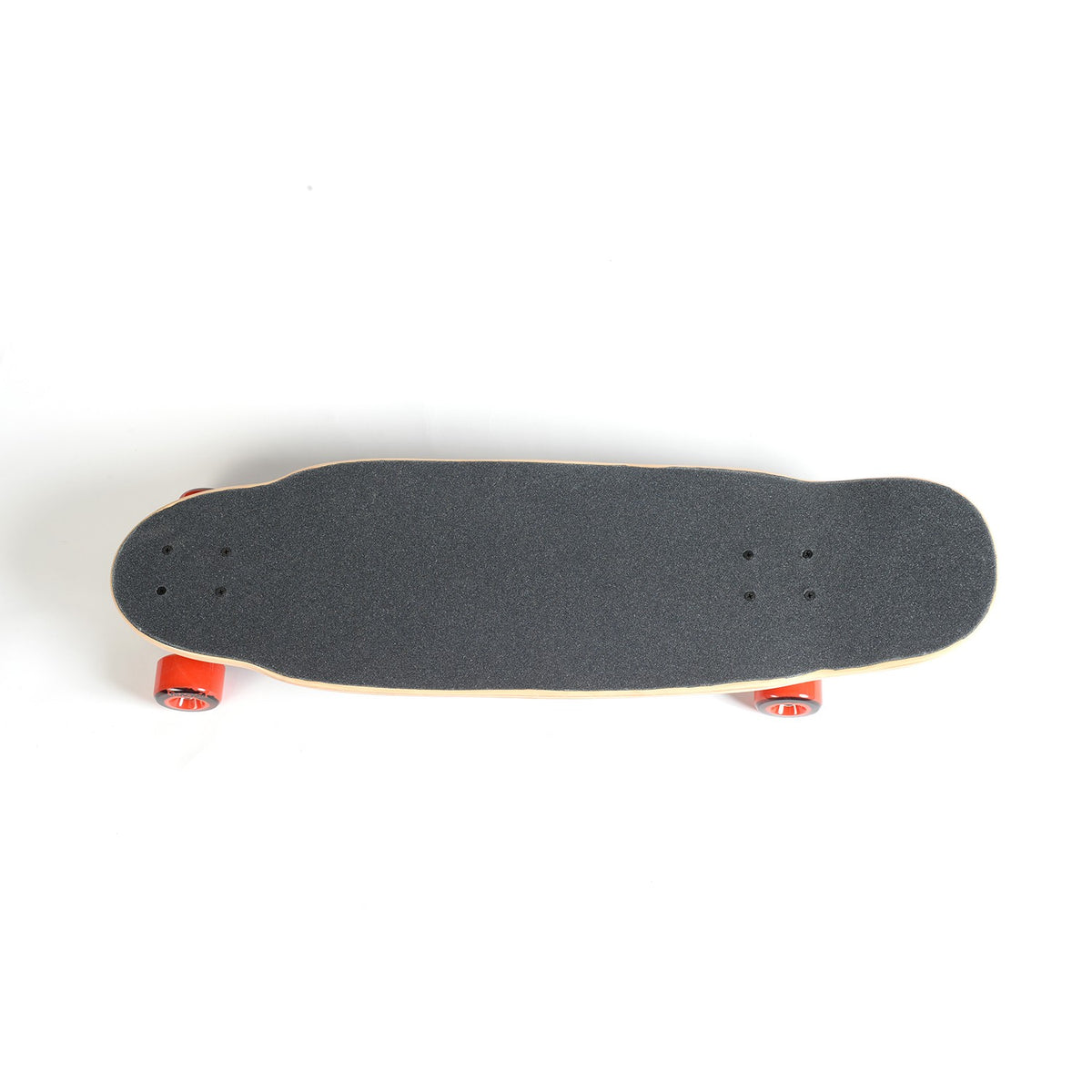 Skateboard Cruiser TRACKER TRUCKS Pool Cruiser 9.25"x31.75" - Red Wheels