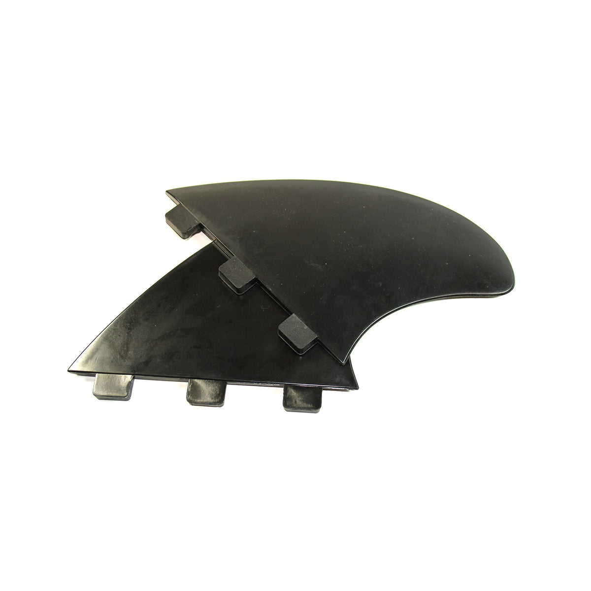 EUROFIN - Set of 2 RETRO TWIN MODEL fins - FCS - Black