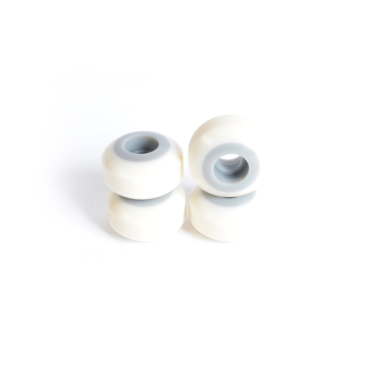Skateboard wheels - YOCAHER 52x31mm 99a - White/Grey