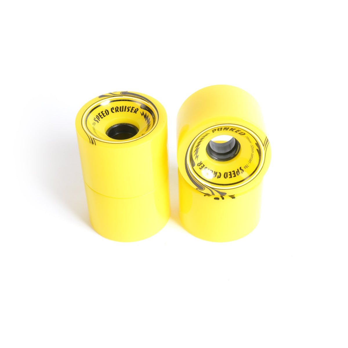 Skateboard wheels - YOCAHER 70x52mm 78a - Yellow