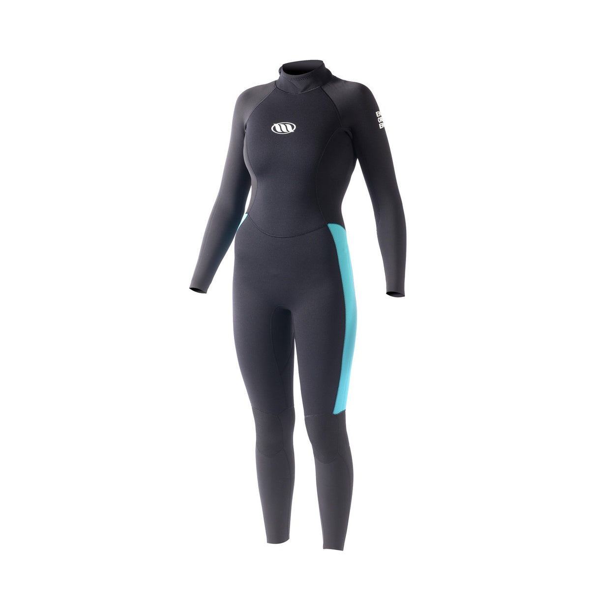 WEST - Combinaison surf Femme - Enforcer Lady 3/2mm back zip - Black / Turquoise