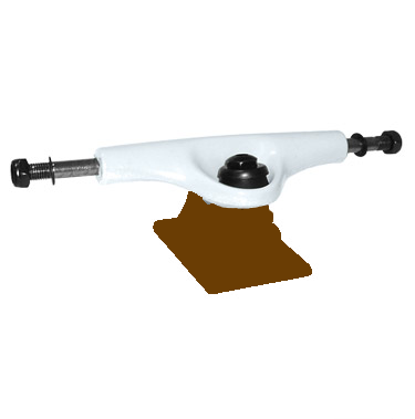 Truck Skateboard YOCAHER HD5" - Marrón/Blanco