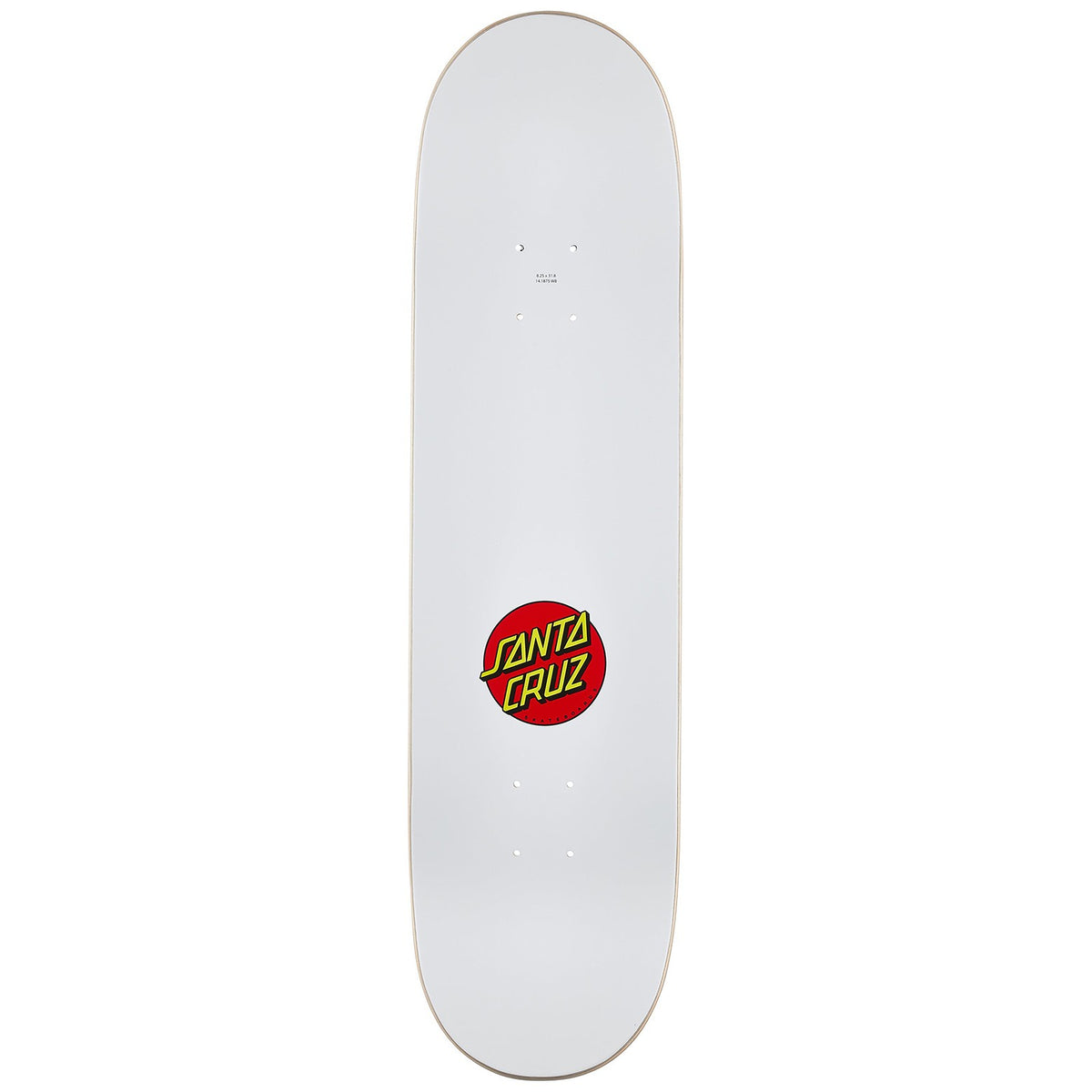 Santa Cruz - Screaming Hand Deck 8.25 - White