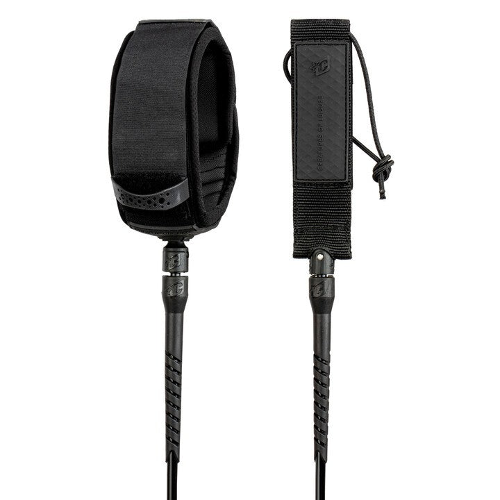 CREATURES - Reliance Longboard Leash 10 Genou - Black / Black