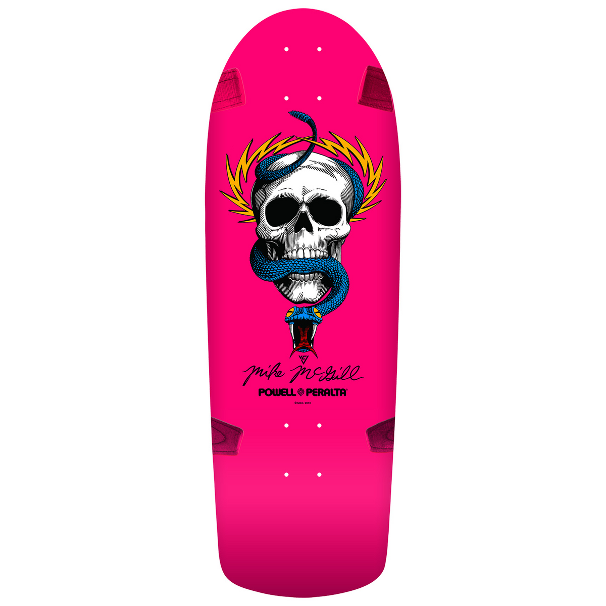 Powell Peralta - MC Gill Skull & Snake Deck 10 x 30 Inch - Pink