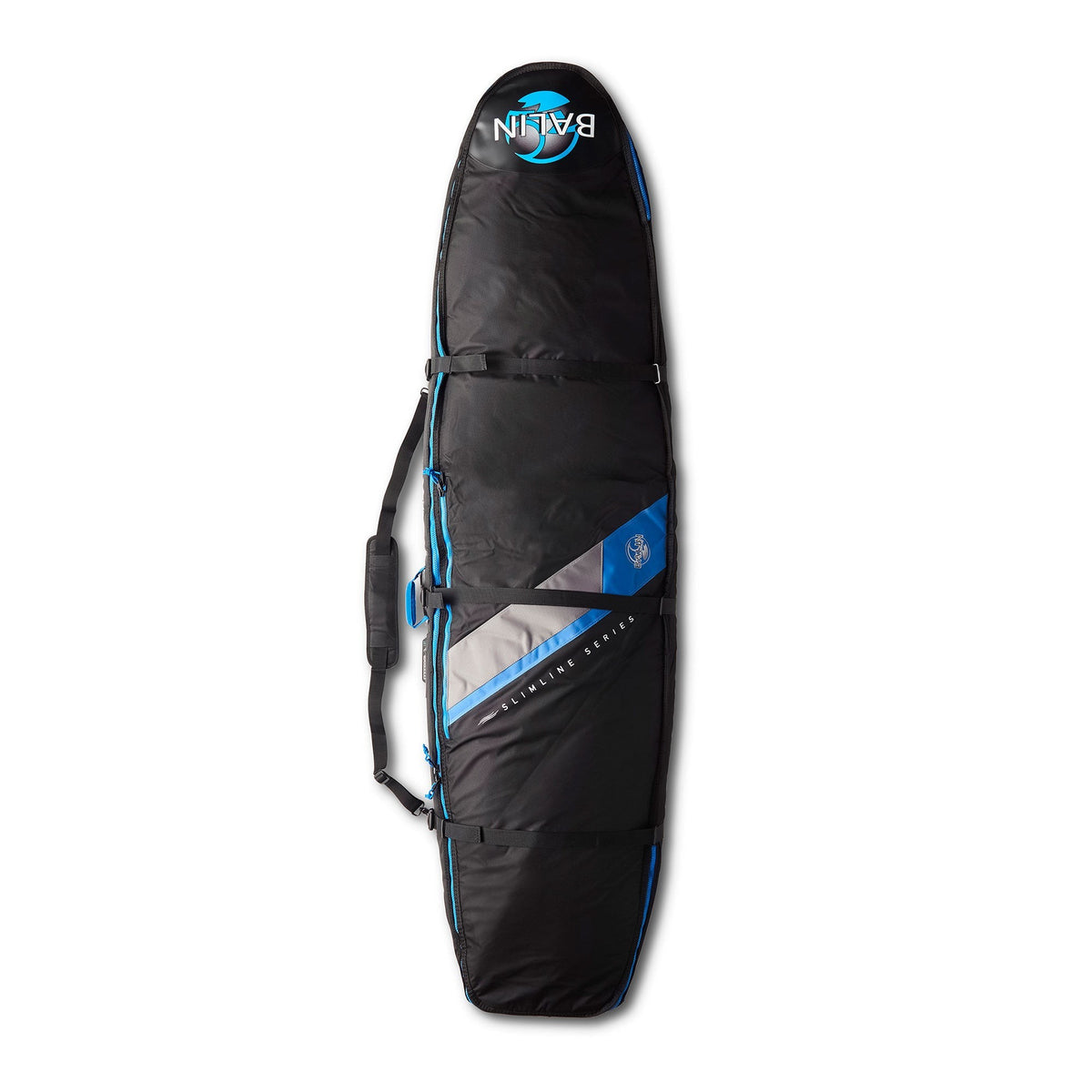 BALIN - Housse de Voyage 1-3 planches - Coffin Triple Wheeler 10mm - Black / Blue